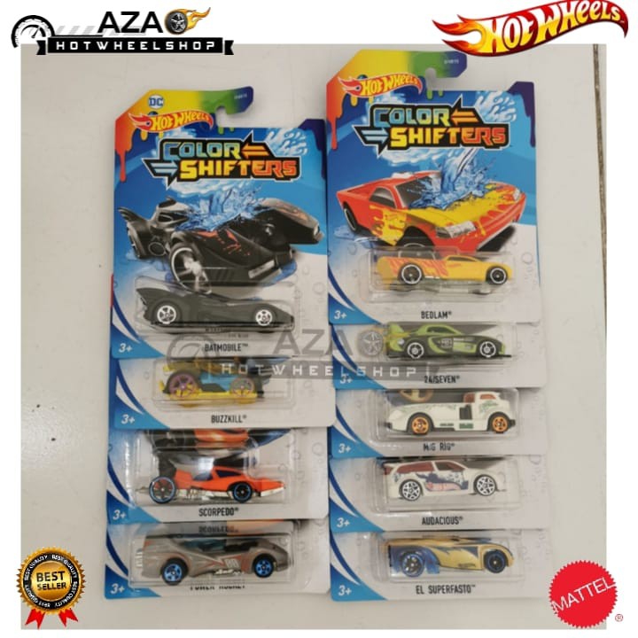 Mô hình xe đồ chơi Hot Wheels có thể chuyển màu độc đáo cho bé