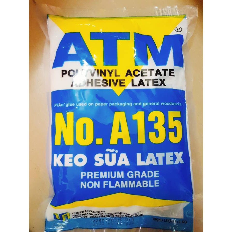 KEO SỮA "ATM" LATEX No. A135 - KEO SỮA LÀM SLIME - 1KG Shoph2t