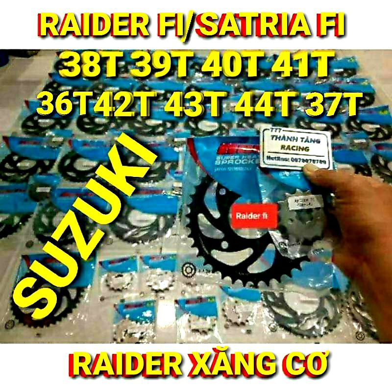 NHÔNG SÊN DĨA RAIDER FI/SATRIA FI/RAIDER XĂNG CƠ DĨA 36,37,38,39,40,41,42,43,44 CHÍNH HÃNG RECTO