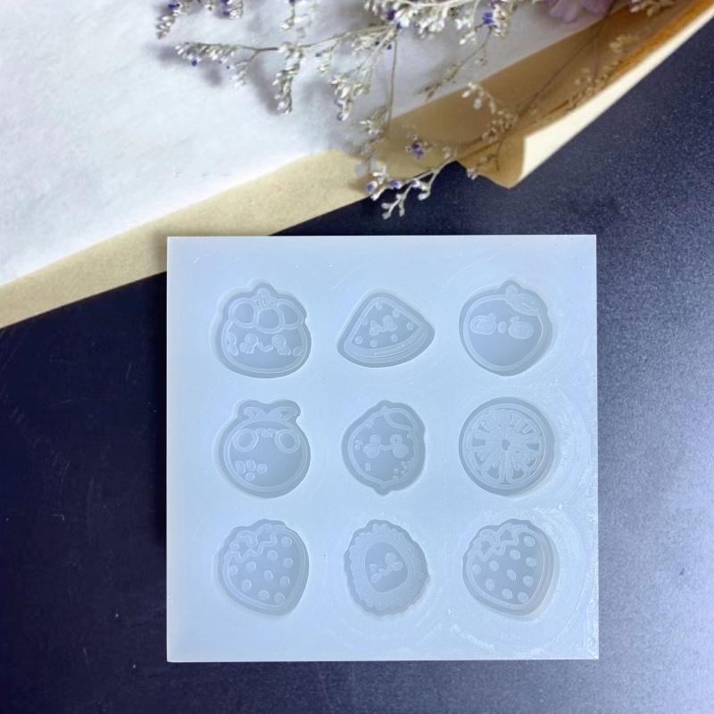 Khuôn Silicone Đổ Epoxy Hình Trái Cây Mini