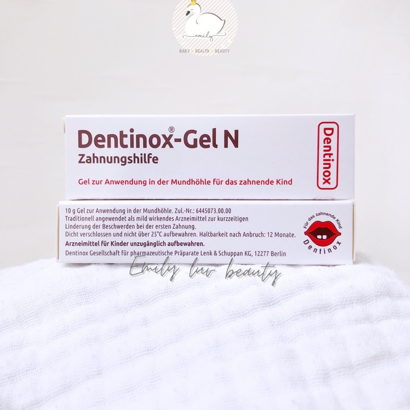 Gel bôi nứu lợi Dentinox Đức cho bé mọc răng