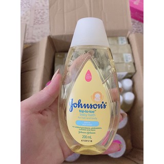 sữa tắm jonhson baby
