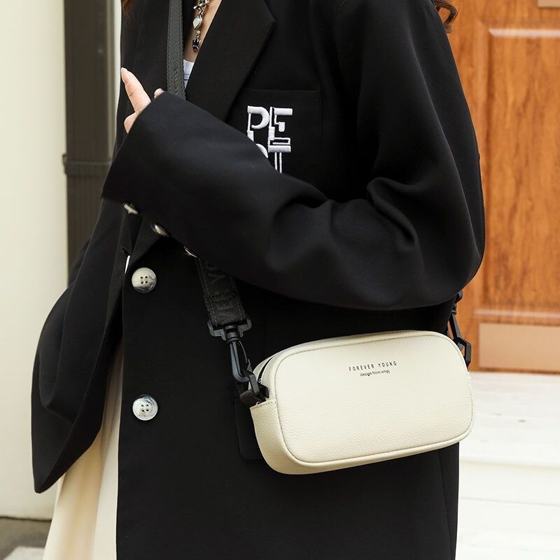 Hàng Mới Về  Túi Đeo Vai / Đeo Chéo Mini Bằng Da Bò Thật Cao Cấp Đựng Điện Thoại Thời Trang Cho Nữ