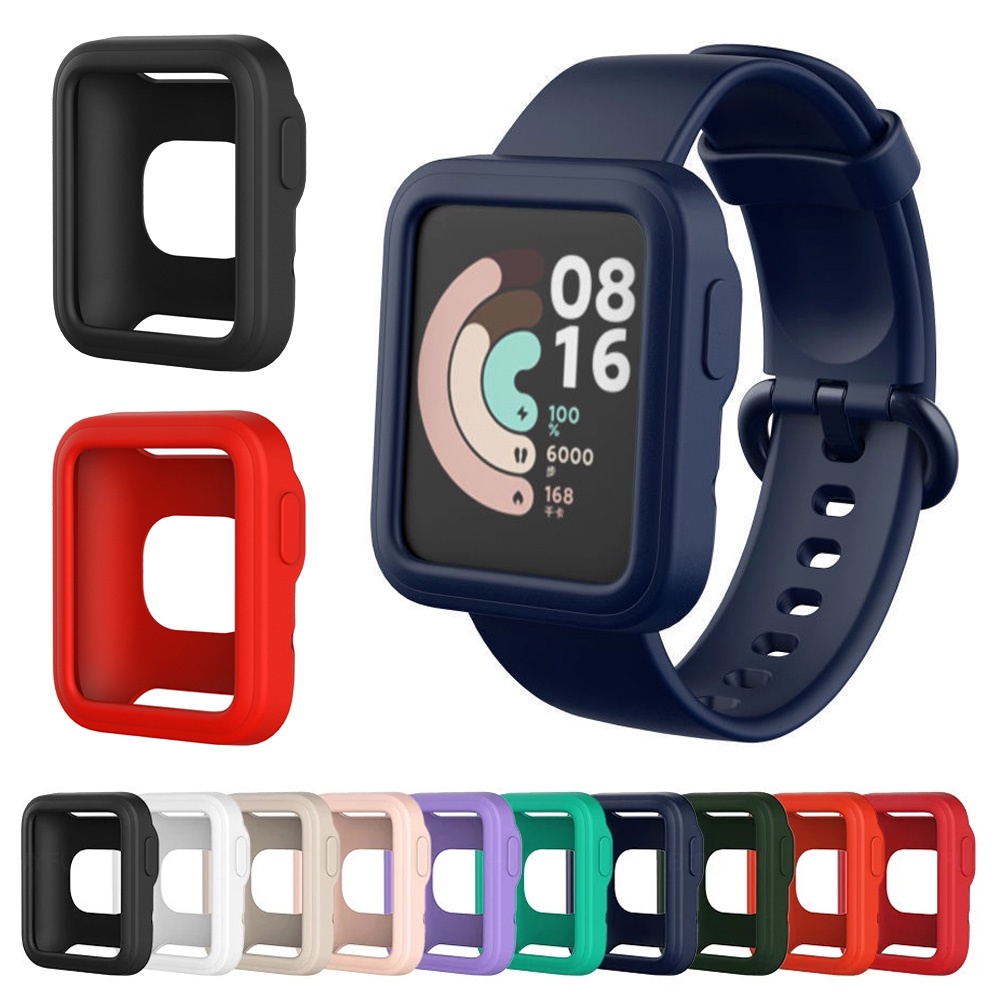 Ốp Silicone Bảo Vệ Mặt Đồng Hồ Thông Minh Xiaomi Mi Watch Lite / Redmi Watch 2 Lite