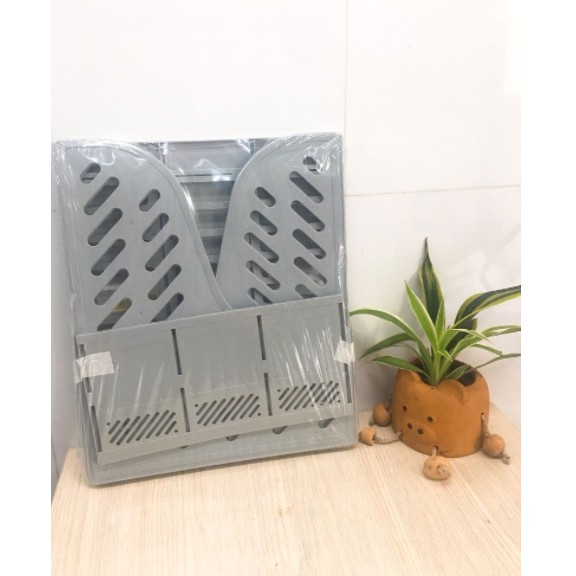 Khay đựng tài liệu 3 ngăn đứng PRO-OFFICE - FB301