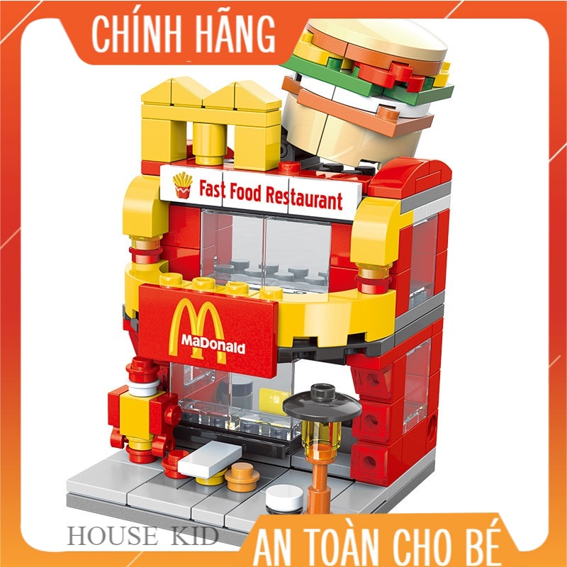 Đồ Chơi Lắp Ráp Lego Mô Hình Cửa Hàng Thương Hiệu Nổi Tiếng Thế Giới Cực Xịn