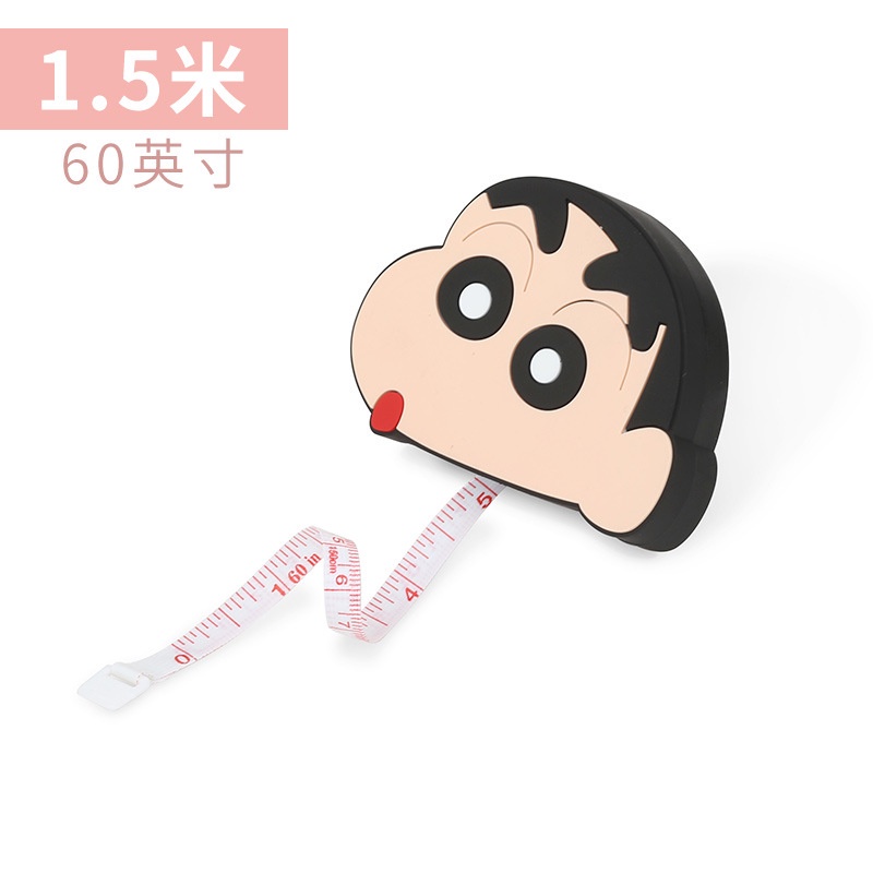 Thước Dây Mini Dài 1.5m Họa Tiết Hoạt Hình Shin-Chan Dễ Thương