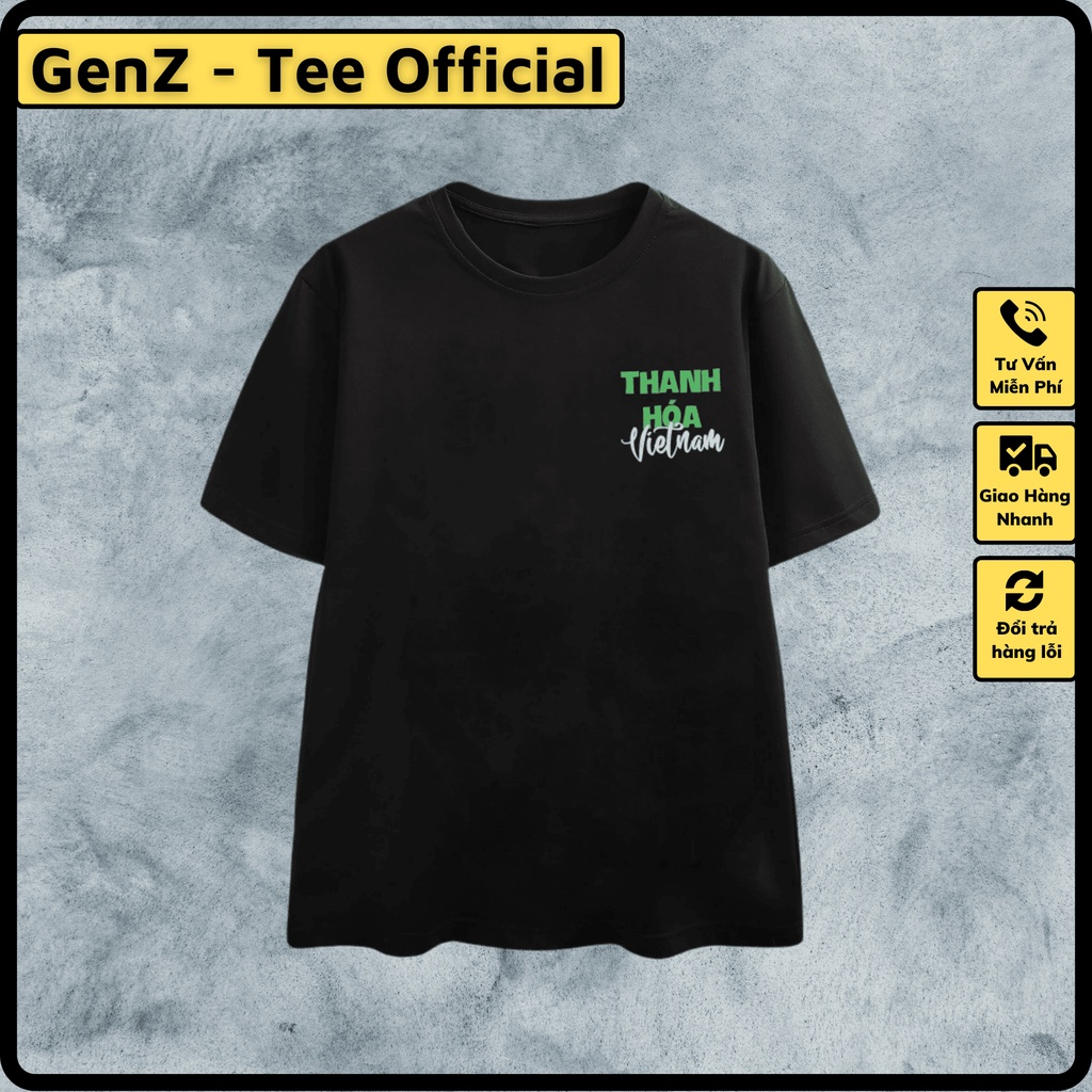 Áo Thun Local Brand Tỉnh Thanh Hóa, Áo 63 Tỉnh Thành Nam Nữ Form Rộng Unisex Genz Cá Tính