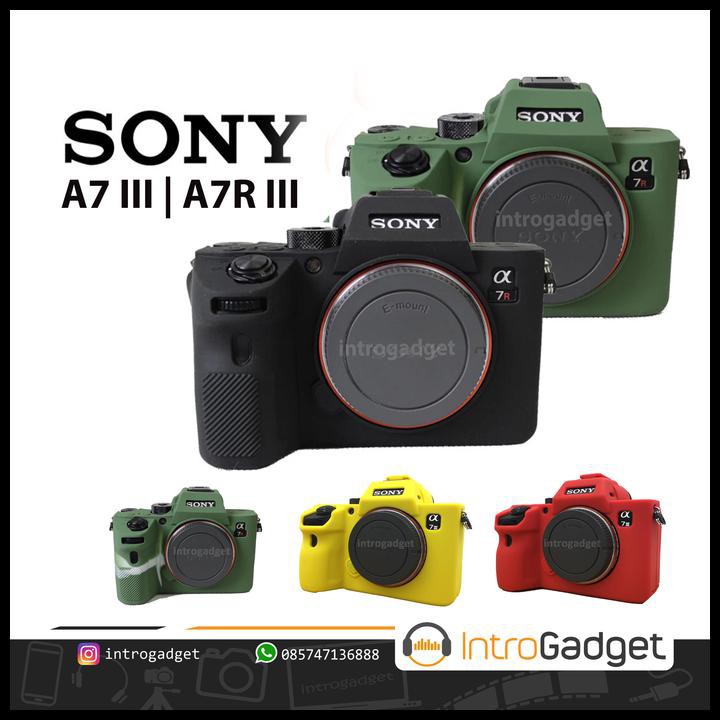 Silicone Ốp Lưng Silicon Cho Sony A7 A7Iii A7Riii Mark Iii 3 A7R Đen