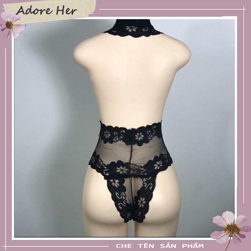 Bộ đồ ngủ sexy 1 mảnh body ren, Bodysuit ren  liền thân gợi cảm, chụp ảnh studio siêu đẹp - R305 | BigBuy360 - bigbuy360.vn