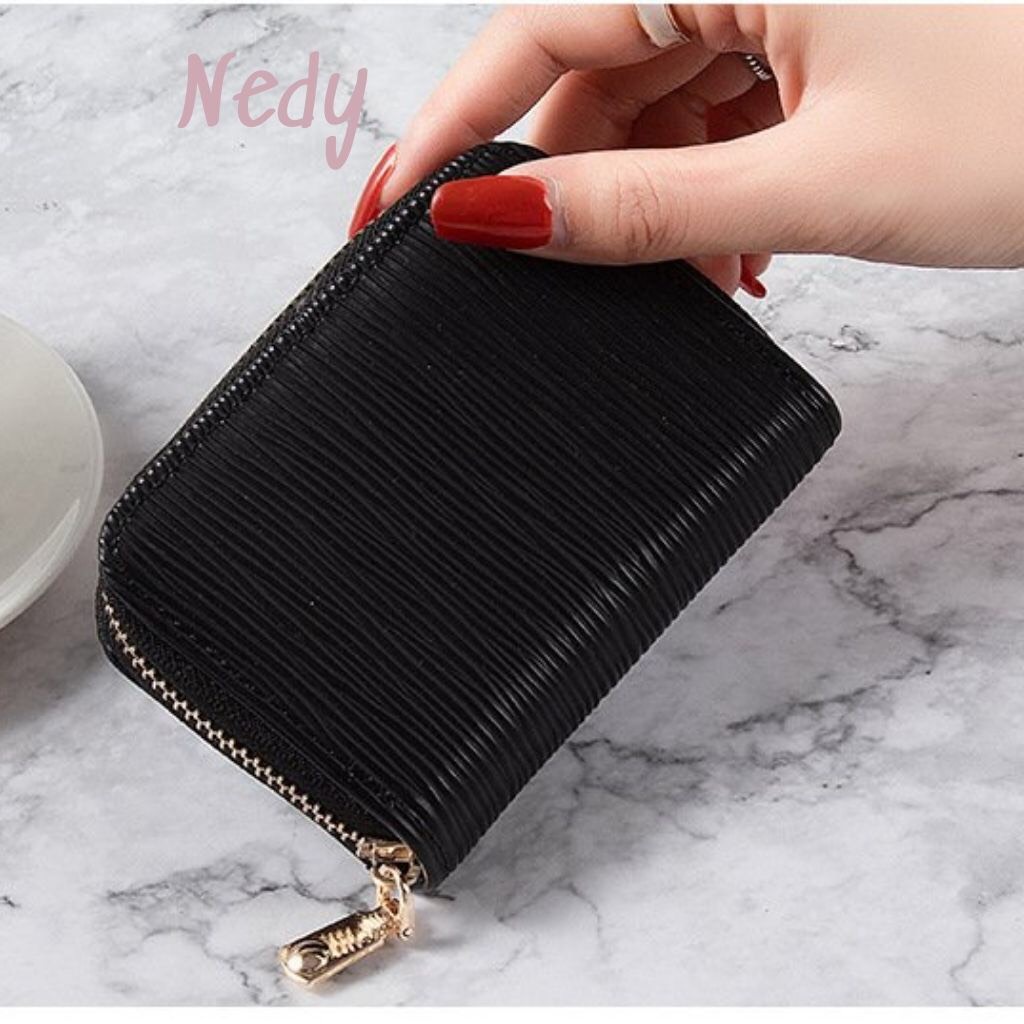 Ví tiền nữ mini cầm tay NEDY khóa kéo nhiều ngăn đựng thẻ Da PU chống thấm nước (VN001)