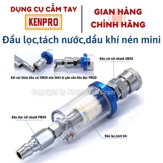 Đầu lọc,tách nước,dầu khí nén mini-Giúp bảo vệ,chống nước vào các thiết bị khí nén-Phụ kiện máy nén khí