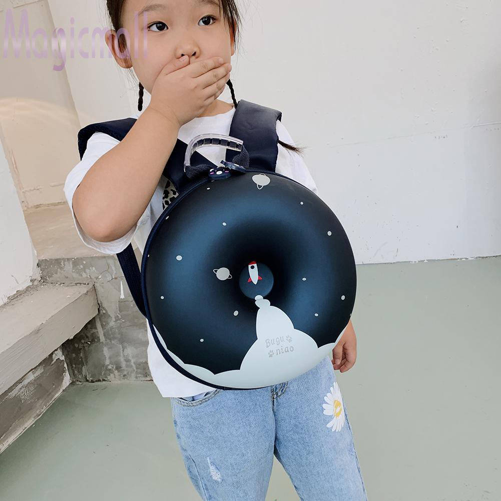 Balo đi học hình bánh donut thời trang cho bé