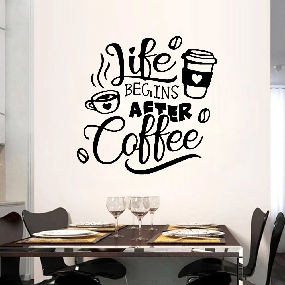 Decal Trang trí Quán Coffee thu hút khách hàng, đột phá doanh thu