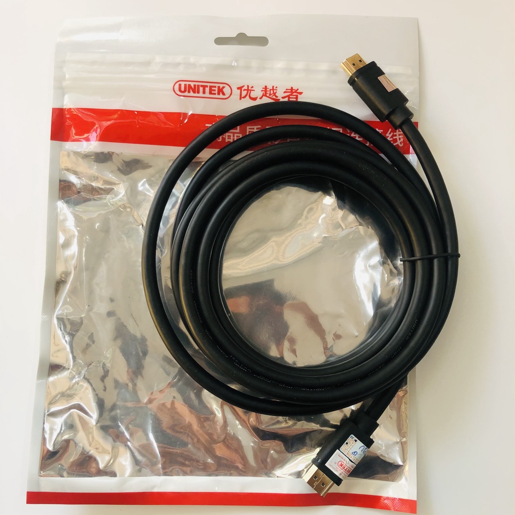 Cáp HDMI Chính Hãng Unitek Hỗ Trợ 4K Dài 3M