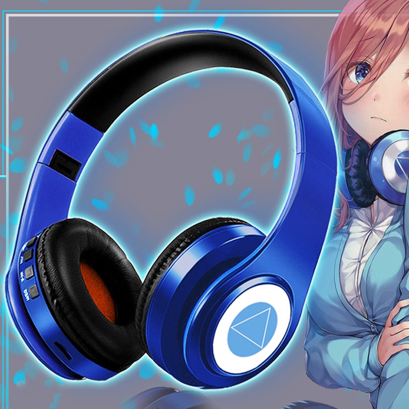 Tai nghe kết nối Bluetooth hình anime miku go-touheel
