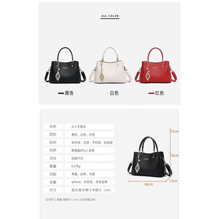 Túi xách tay & túi đeo chéo da chống thấm nước hàng Quảng Châu cao cấp