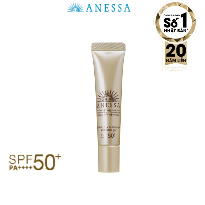 [HB GIFT] Gel chống nắng bảo vệ hoàn hảo Anessa Perfect UV Sunscreen Skincare Gel_15g