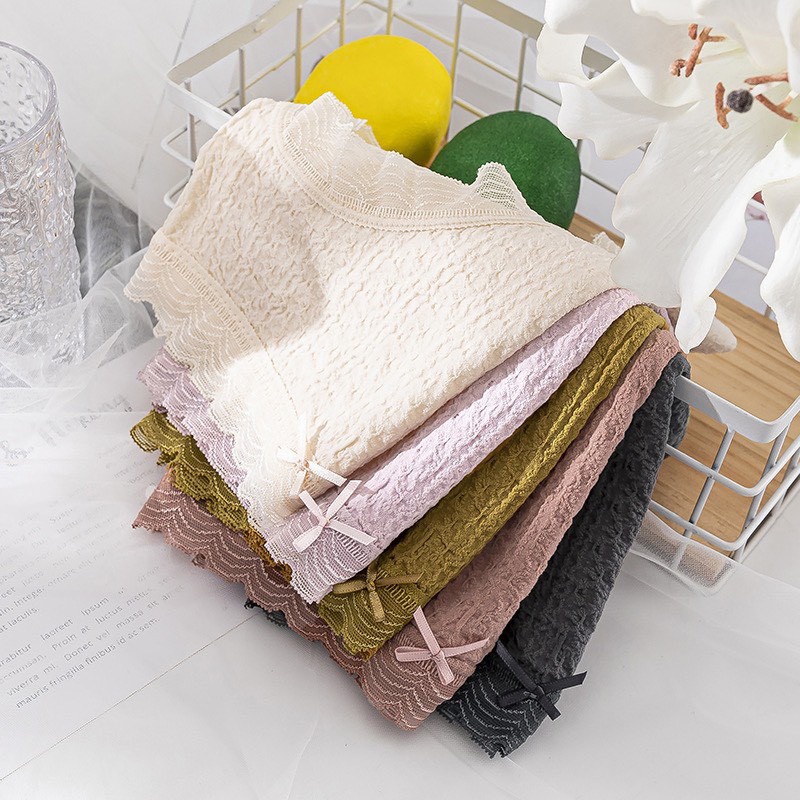 Quần Lót Nữ ❤️FREESHIP❤️ Quần Lót Đẹp rệt kim siêu co giãn kháng khuẩn viền ren điệu đà mã A22