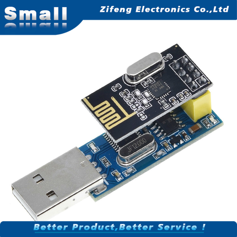 Bảng Mạch Chuyển Đổi Ch340T Usb Sang Cổng Usb + 2.4g Nrf24L01 + Module Không Dây Cho Arduino