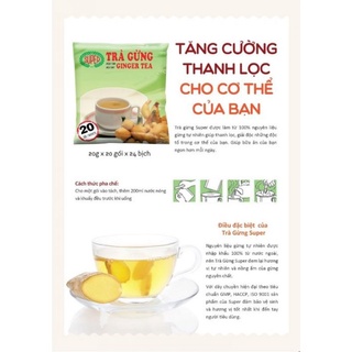 Trà gừng hòa tan Super Ginger Tea
