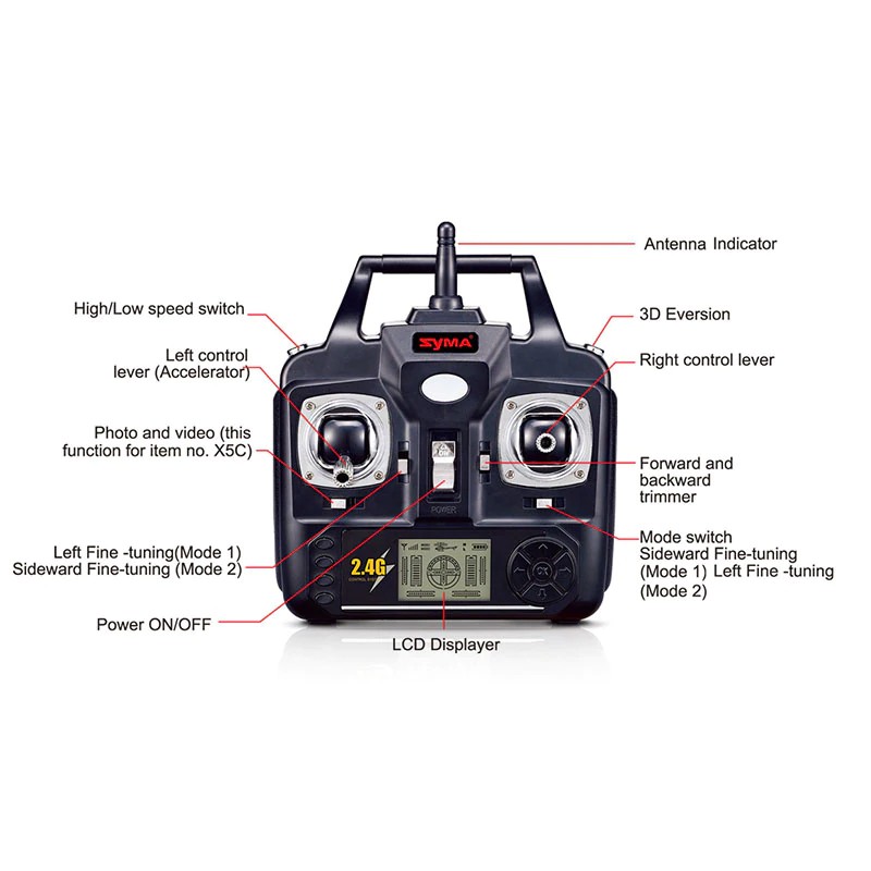 {Giá Sốc} Flycam SYMA X5SW, X5HW-1