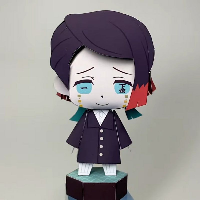 Mô hình giấy anime Hạ Huyền Nhất Enmu [Demon slayer/Kimetsu no Yaiba]