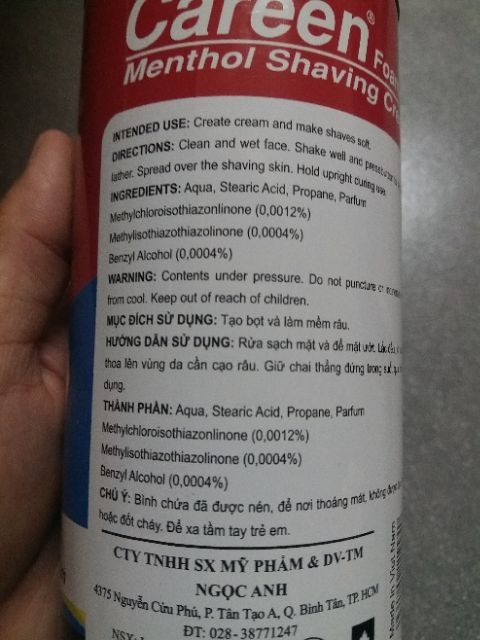 Kem cạo râu careen