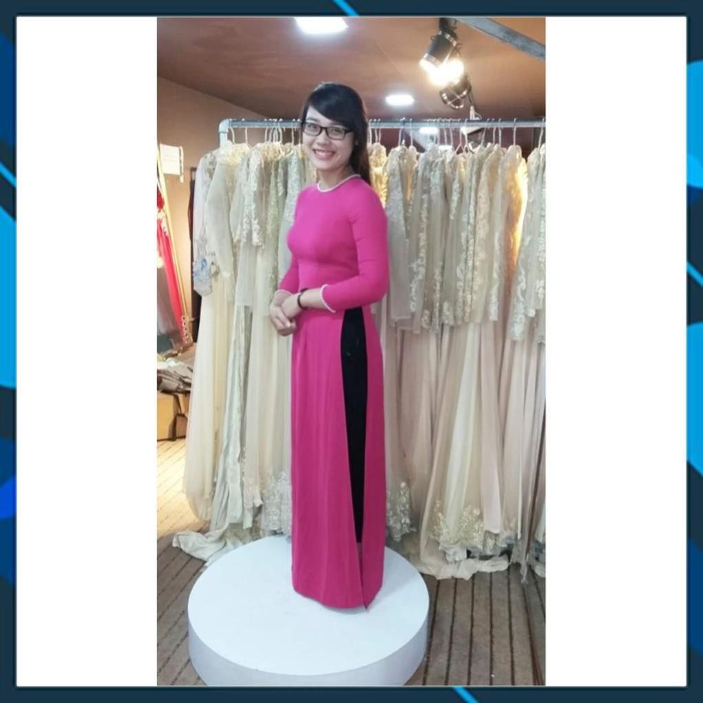 [BẢO HÀNH UY TÍN] Bộ áo dài trơn tím cẩm, áo dài truyền thống, nhận cắt áo dài ADT2T-Tím cẩm