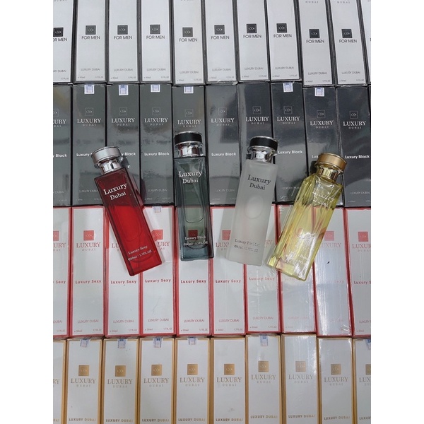 Tinh dầu nước hoa Dubai Luxury phiên bản mới 50ml mùi thơm dành cho cả nam và nữ ,lưu hương từ 8-12 tiếng
