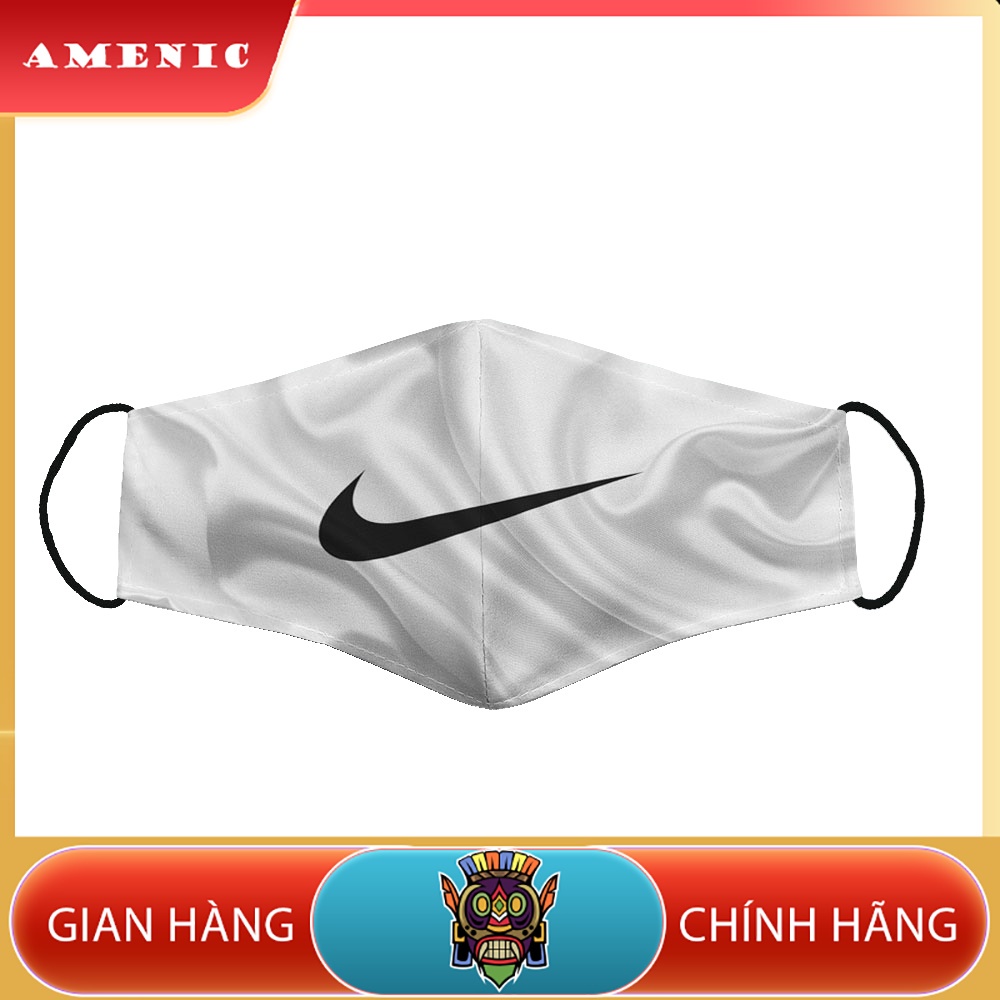 khẩu trang y tế cao cấp In Hình Nike_9 AMENIC Dây Đeo Mềm Chuyên Dụng, Đeo Thoải Mái, Không Đau Tai, Dễ Thở, Thoáng Khí
