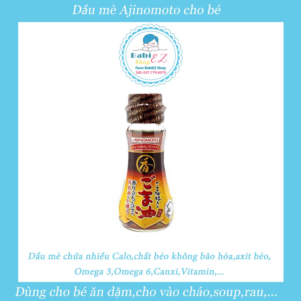 Dầu mè Ajinomoto cho bé ăn dặm