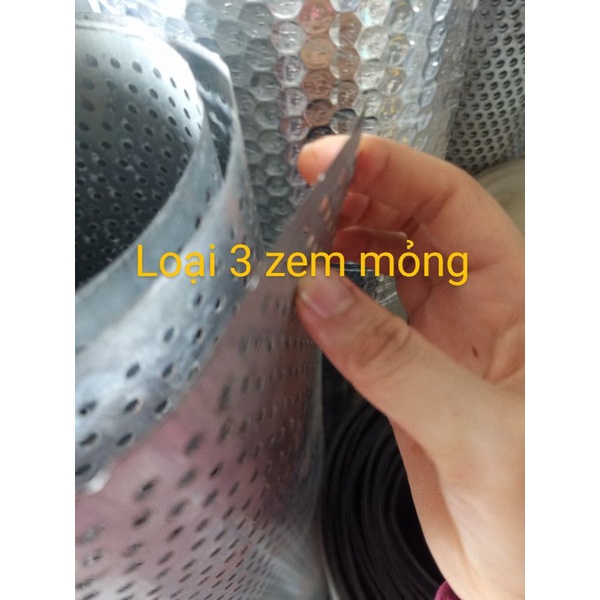 (4.5zem,khổ 1m,1.2m) Tôn lỗ, tôn đục lỗ,lưới ruồi kẽm chống rỉ lỗ 4 li,6 lidày 4.5zem