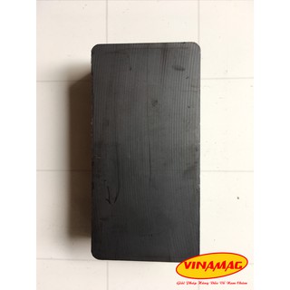 100x50x25mm Nam châm Ferrite , nam châm đen