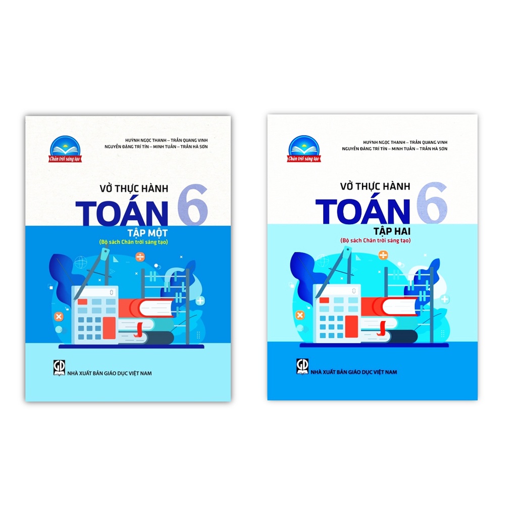 Sách combo vở thực hành toán 6 - tập 1 + 2