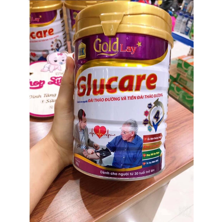 Sữa GOLDLAY GLUCARE dành cho người TIỂU ĐƯỜNG VÀ TIỀN TIỂU ĐƯỜNG 900G (date 2025)