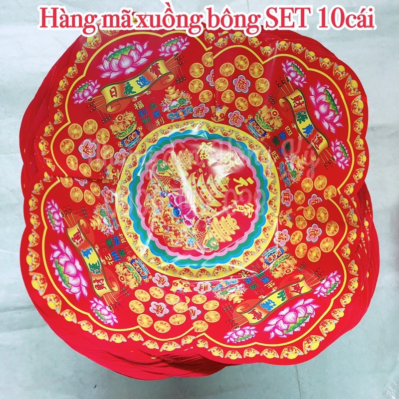 Thuyền hoa sen (xuồng bông) đựng đồ cúng