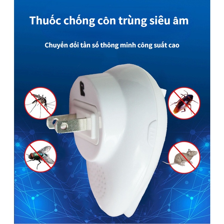 Máy đuổi và côn trùng, Máy Đuổi Muỗi Bằng Sóng Siêu Âm, Chống gián đoạn, chuột