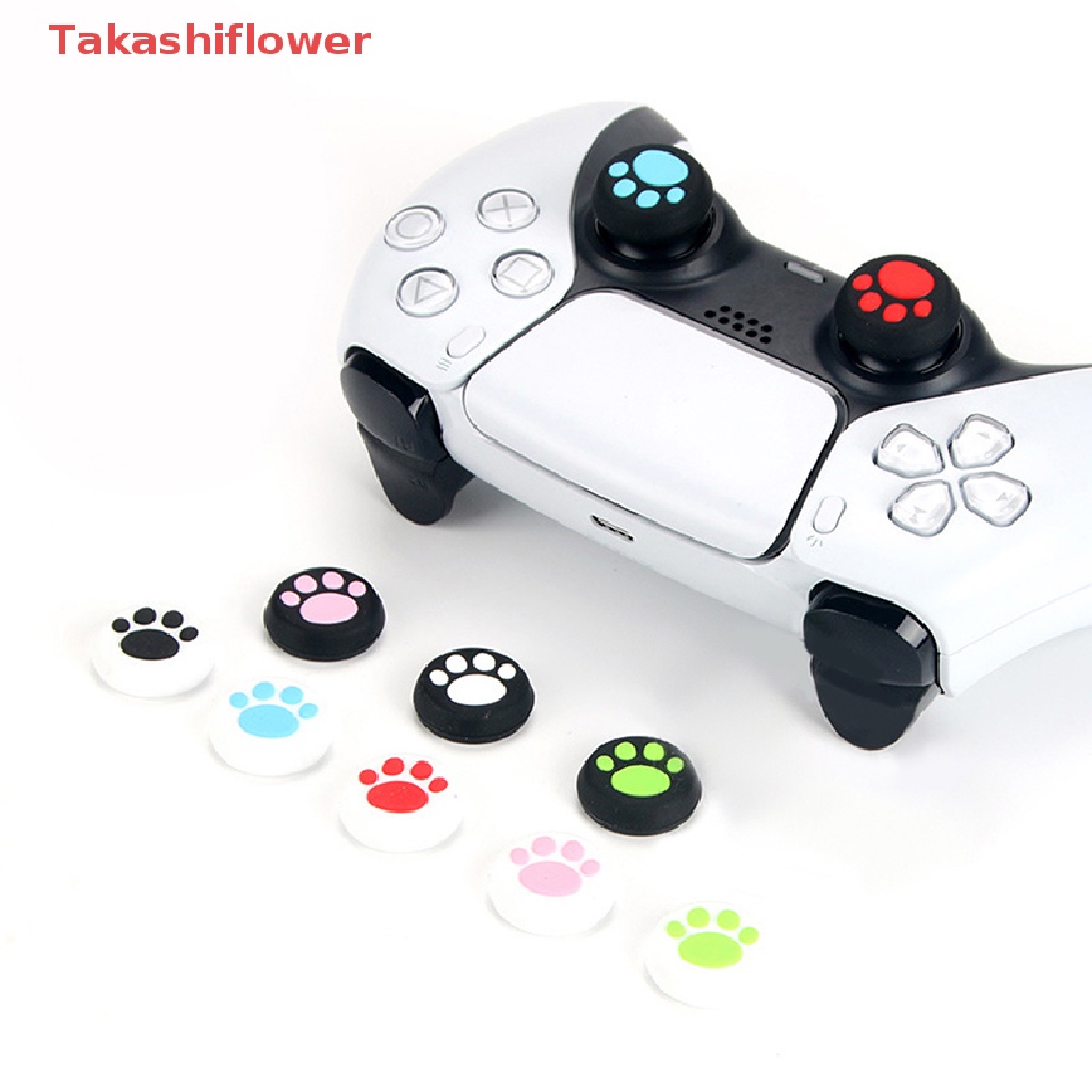 Bộ 2 Nút Bọc Cần Điều Khiển Chơi Game PS4 / PS5 Bằng Silicon Họa Tiết Dễ Thương