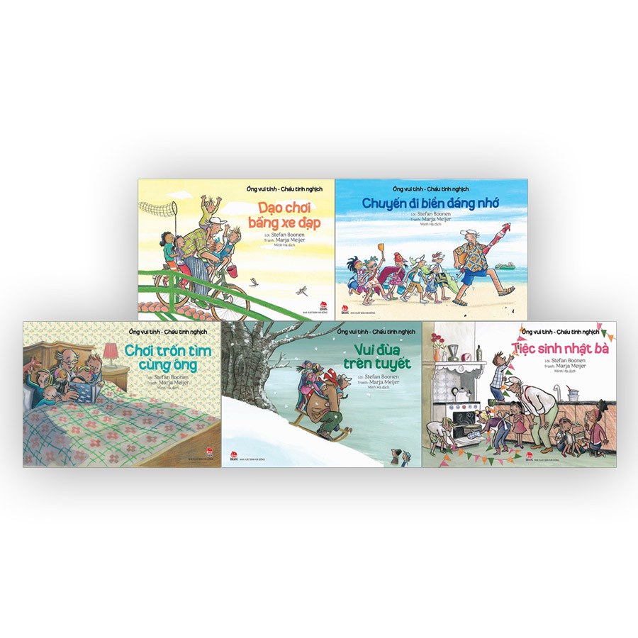Sách - Combo Ông Vui Tính - Cháu Tinh Nghịch ( Lẻ tập ) - Kim Đồng