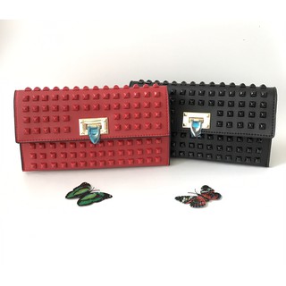 Túi nữ cầm tay clutch đinh tán sành điệu