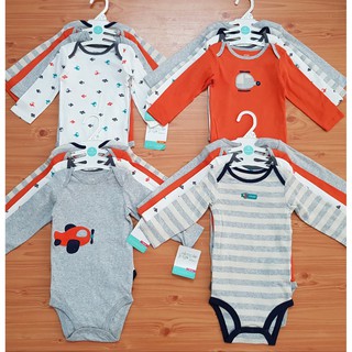 Set 4 body Carter dài tay cho bé trai 8-13kg