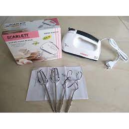 Máy Đánh Trứng, Máy Đánh Trứng Cầm Tay 7 Tốc Độ, 4 QUE   CÔNG SUẤT 180W  Đánh Trứng, Nhào Bột