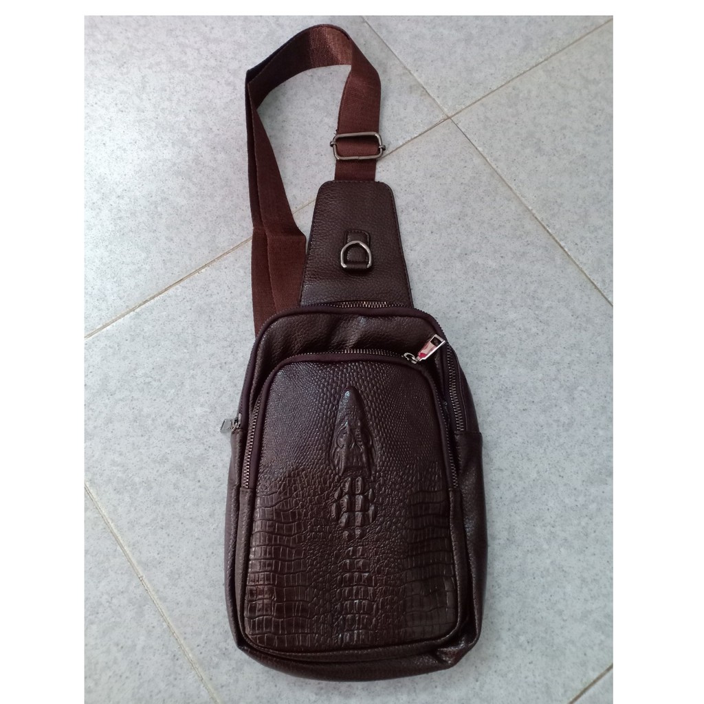 Túi đeo chéo nam CS2661 vân cá sấu- Thời trang Hàn Quốc | BigBuy360 - bigbuy360.vn