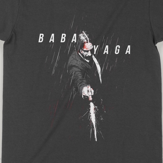 Áo thun Baba Yaga - John Wick Unisex Trùm Cuối Cine, Cotton 100% 2 màu nam nữ 0043