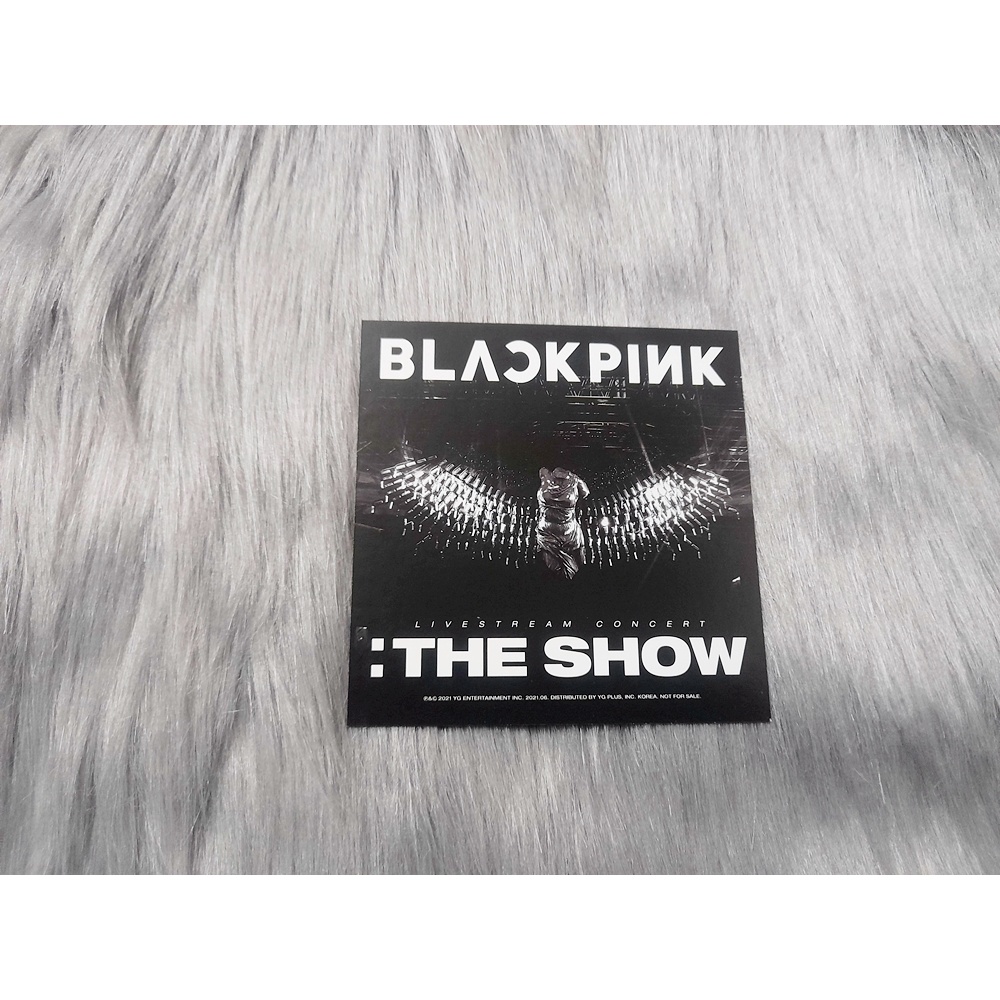 Card ảnh BLACKPINK JENNIE từ bộ The Show Kit Postcard