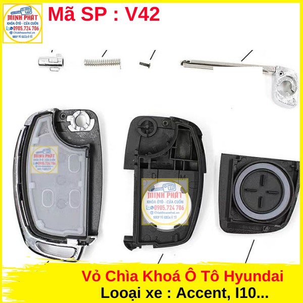 Vỏ Khoá xe Hyundai Accent chính hãng