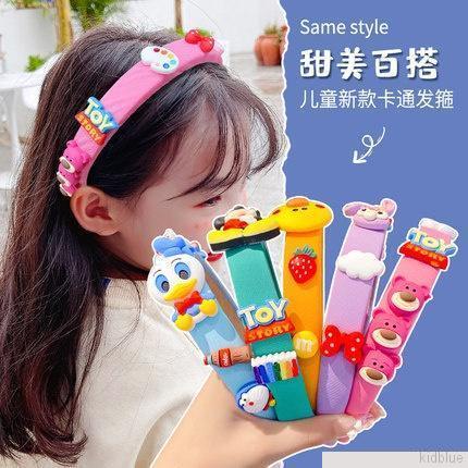 Băng đô mềm chống trượt kiểu dáng hoạt hình dễ thương cho bé gái