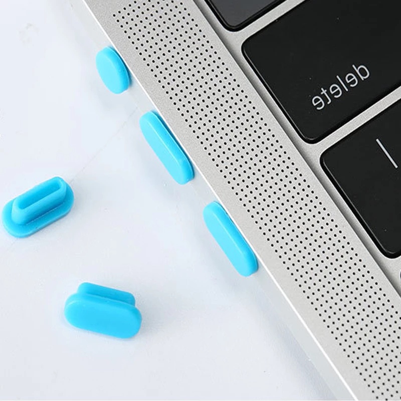 Bộ 5 Nút Bịt Chống Bụi Cho MacBook Pro16 Air 13 13 15 Pro