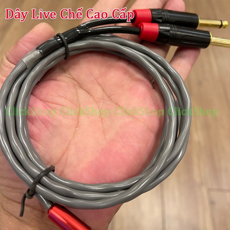 Dây Livestream Chế 6.5 ra 3.5 ⚡LOẠI CAO CẤP⚡ Chuyên Cho Soundcard Focusrite, Mixer F4, Âm ly, Vang Số Âm Thanh Cực Hay
